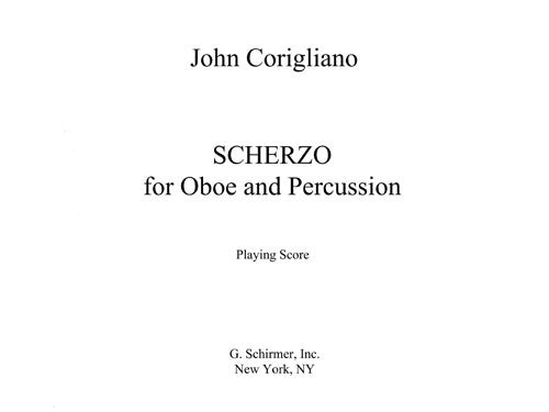 Scherzo for Oboe and Percussion