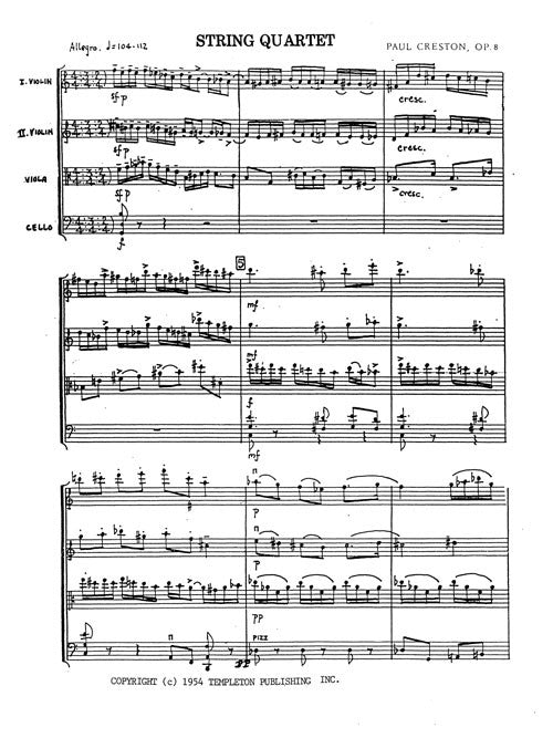 String Quartet, Op. 8