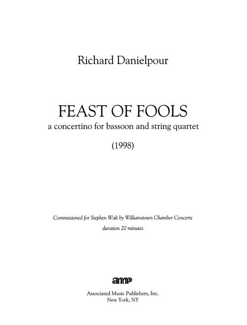 Feast of Fools - Concertino for Bassoon and String Quartet