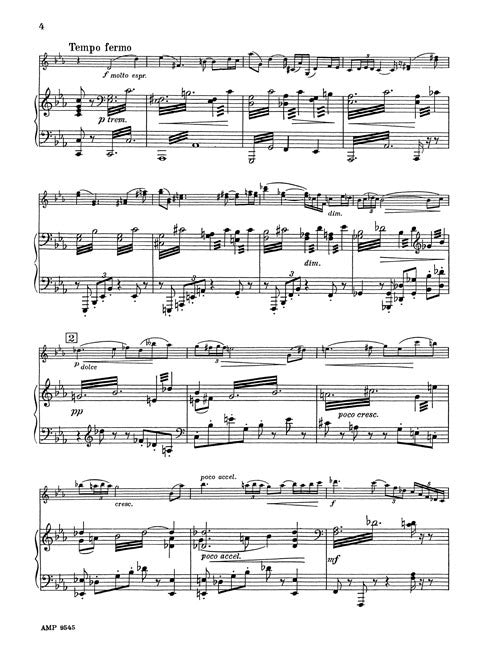 Concerto No. 2 for Violin & Orchestra, Op. 43 - piano reduction only