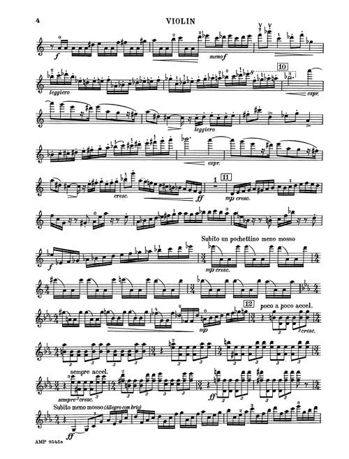Concerto No. 2 for Violin & Orchestra, Op. 43 - solo part (violin)