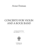 Concerto for Violin and a Rock Band