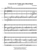 Concerto for Violin and a Rock Band