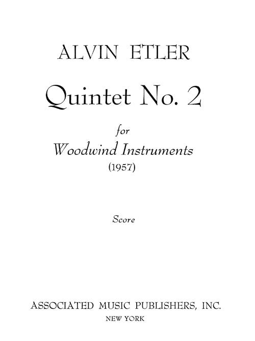Quintet No. 2 for Woodwinds