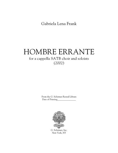 Hombre Errante