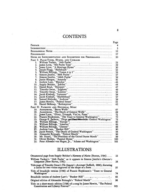 Landmarks of Early American Music, 1760-1800 - Compiled & Arranged by R.F.Goldman and Roger Smith