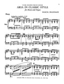 Aria in the Classic Style - for Harp and Strings (solo part)