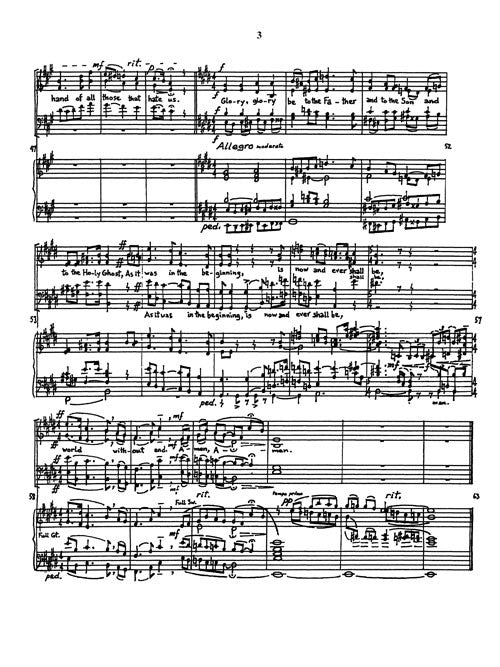 Benedictus in E - “Blessed be the Lord God of Israel”