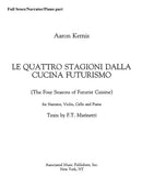 Le Quattro Stagioni dalla Cucina Futurismo (The Four Seasons of Futurist Cuisine)
