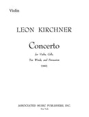 Concerto for Violin, Violoncello, 10 Winds, and Percussion - solo part (violin)