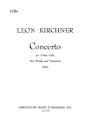 Concerto for Violin, Violoncello, 10 Winds, and Percussion - solo part (cello)