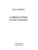 A Single Voice (cello)