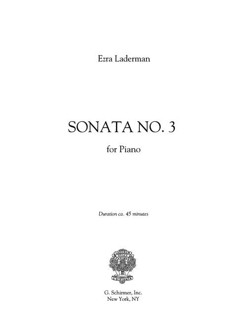 Sonata No. 3 for Piano