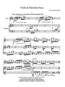 Violin and Marimba Duos - Digital (Not Printable)