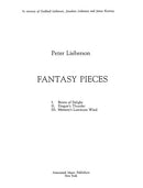 Fantasy Pieces for Piano