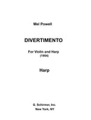 Divertimento for Violin and Harp