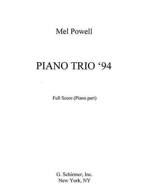 Piano Trio '94