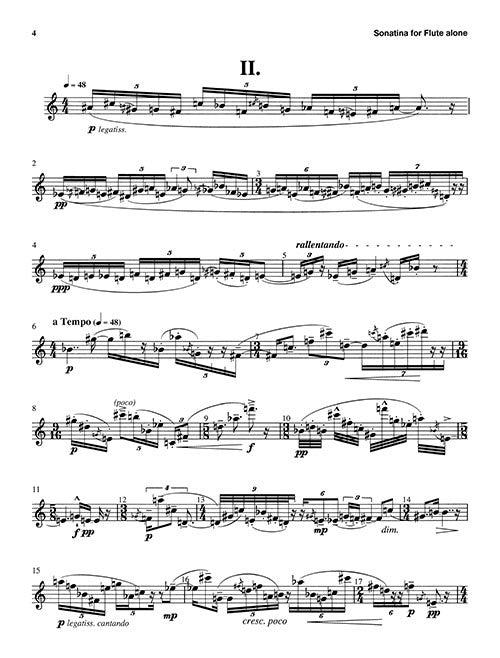 Sonatina for Flute Alone