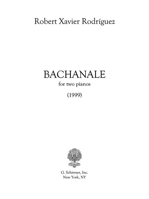 Bachanale