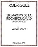 Six Maxims de La Rochefoucauld (high voice)