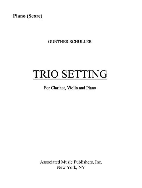 A Trio Setting