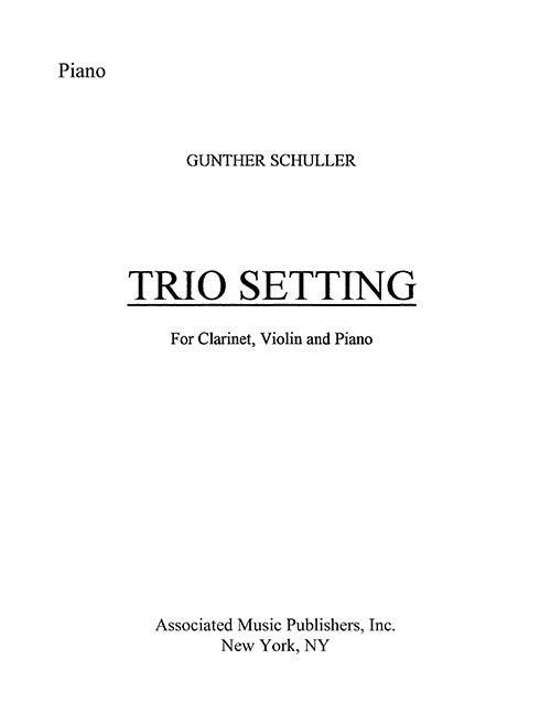 A Trio Setting