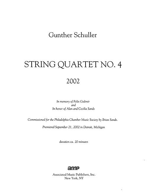 String Quartet No. 4