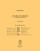 Colors of Crimson for Marimba and Orchestra