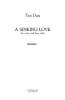 Sinking Love - for Voice and Four Viols