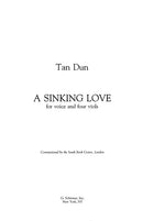 Sinking Love - for Voice and Four Viols