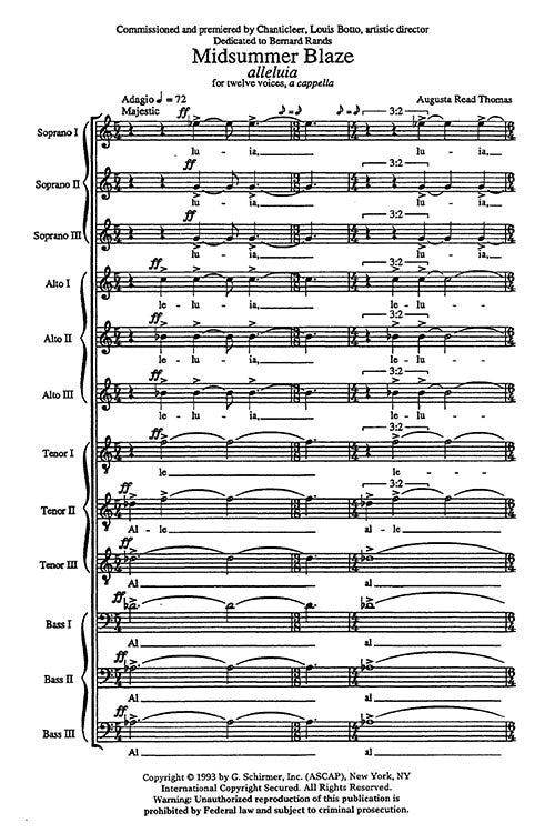 Midsummer Blaze (alleluia)
