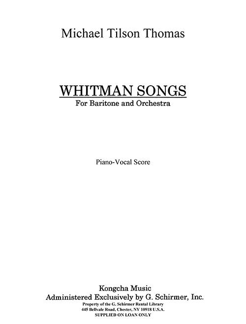 Whitman Songs