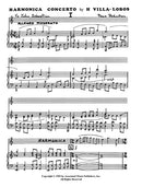 Concerto for Harmonica - piano reduction