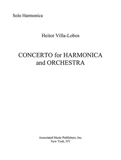Concerto for Harmonica - solo part (harmonica)