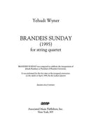 Brandeis Sunday - Digital (Not Printable)