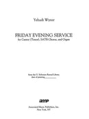 Friday Evening Service