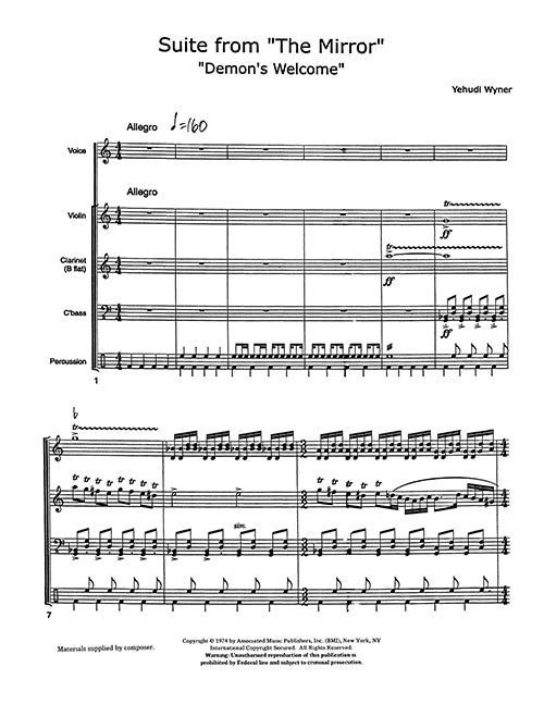 Music for ‘The Mirror’