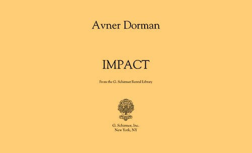 Impact for cello and two percussion