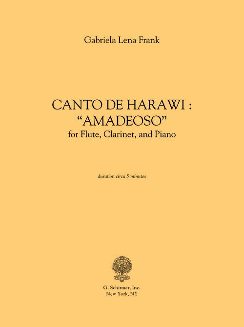 Canto de Harawi: “Amadeoso”