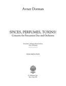 Spices, Perfumes, Toxins! - piano score only