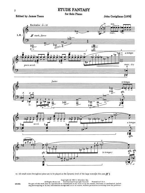 Etude No. 1 (for the left hand)