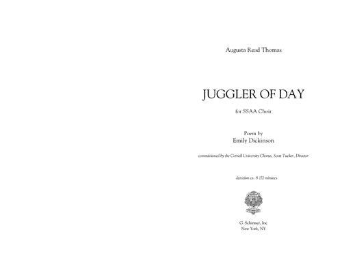 Juggler of Day