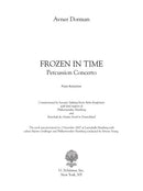 Frozen in Time - piano score only