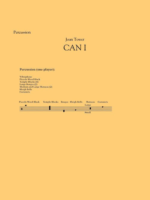 Can I - part (percussion)