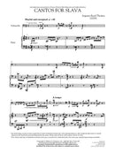 Cantos for Slava - for Cello and Piano - Digital (Not Printable)
