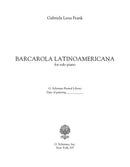 Barcarola Latinoamericana