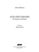 God Only Knows