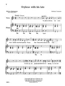 Orpheus with His Lute (low voice)