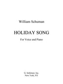 Holiday Song (for voice and piano)
