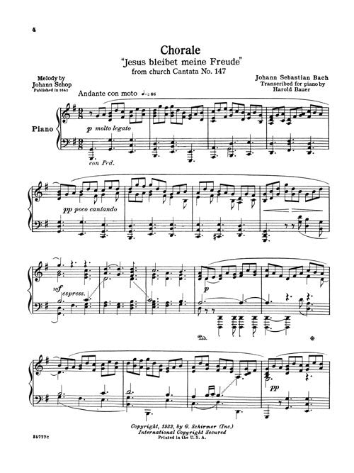 Jesus bleibet meine Freude (Jesu, Joy of Man's Desiring) from Cantata 147